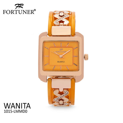 Fortuner Jam Tangan Analog Wanita Rosegold Water Resist Betta