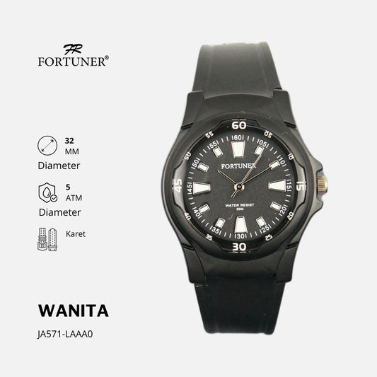 Fortuner Jam Tangan Analog Wanita Water Resistant Zoreena