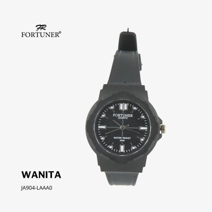 Fortuner Jam Tangan Analog Wanita Water Resistant Rubber Quartz Zarabeth