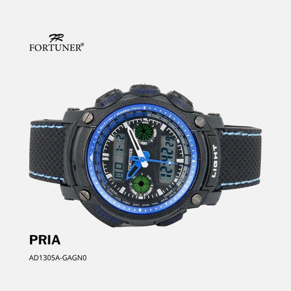 Fortuner Jam Tangan Pria Sport Digital-Analog Water Resist Rubber Ilario