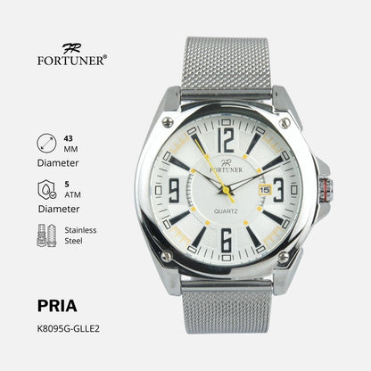 Fortuner Jam Tangan Pria Analog Water Resistant Milanese Bogdan