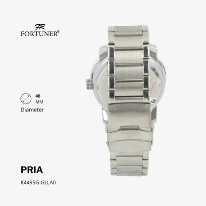 Fortuner Jam Tangan Analog Pria Water Resistant Rantai Haakon