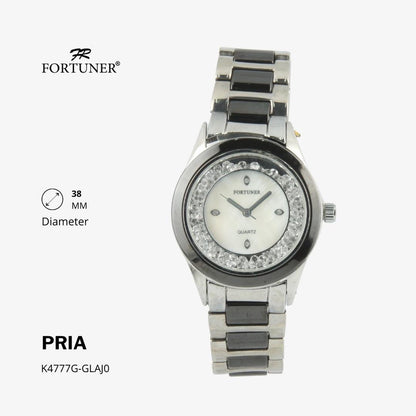 Fortuner Jam Tangan Pria Analog Gold Silver Water Resistant Harrisson