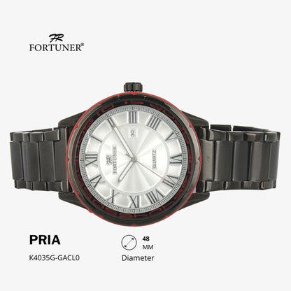 Fortuner Jam Tangan Analog Pria Water Resistant Hutchinson