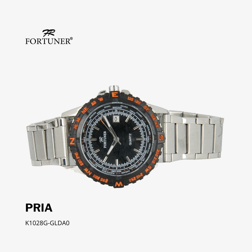 Fortuner Jam Tangan Analog Pria Water Resistant Rantai Wynten