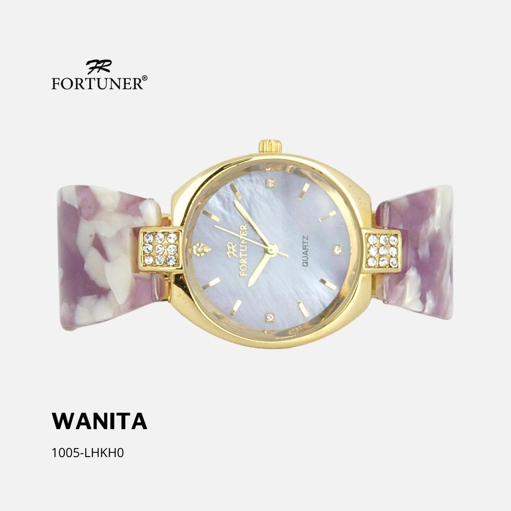 Fortuner Jam Tangan Analog Wanita Water Resistant Paulina