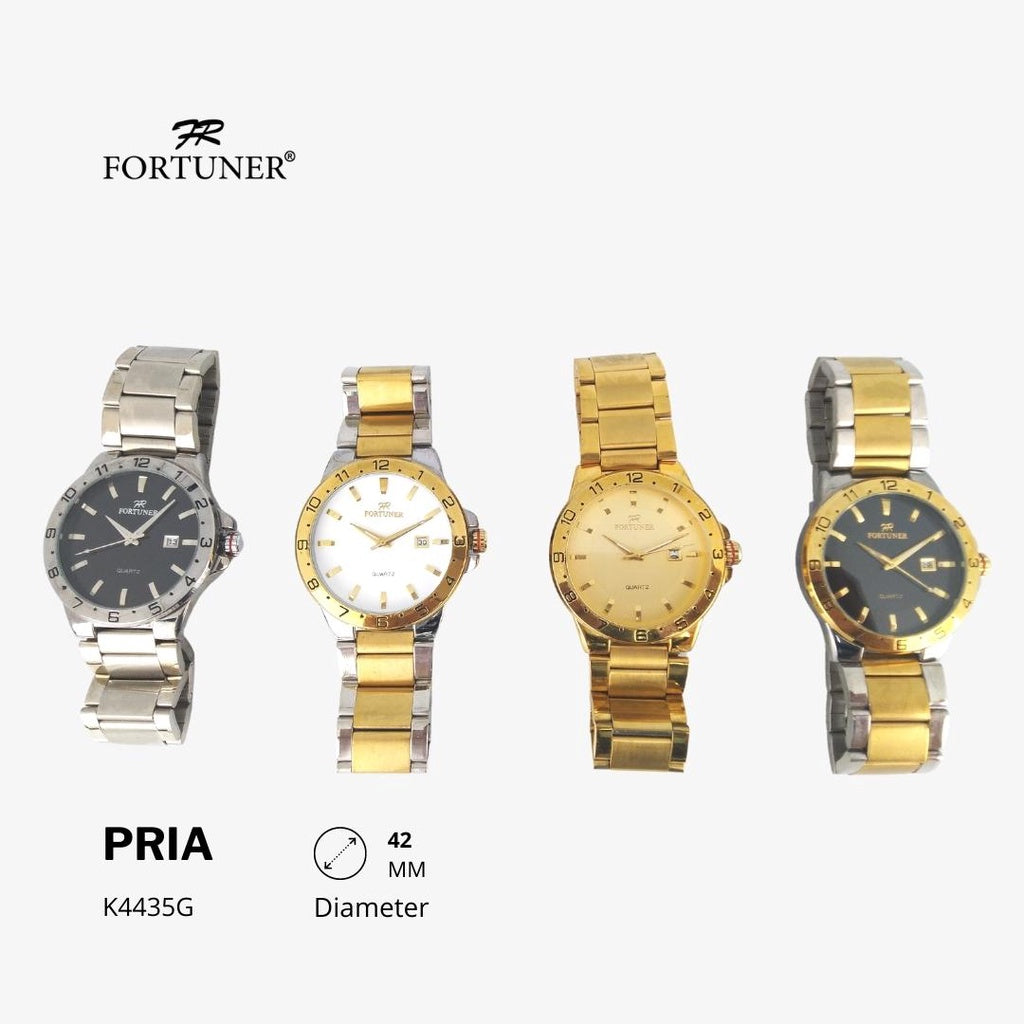 Fortuner Jam Tangan Analog Pria Water Resistant Hewlett