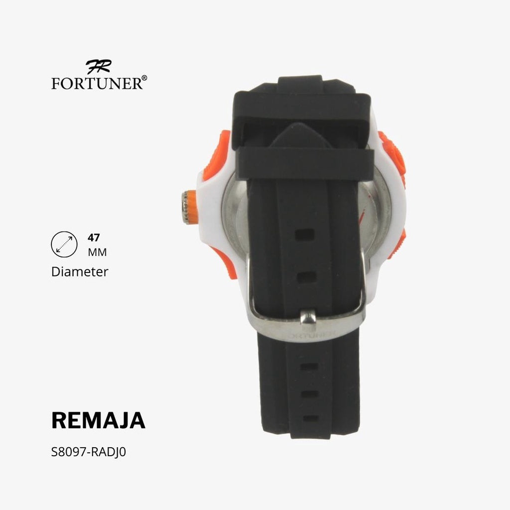 Fortuner Jam Tangan Analog Remaja Sport Water Resist Rubber Hirsch