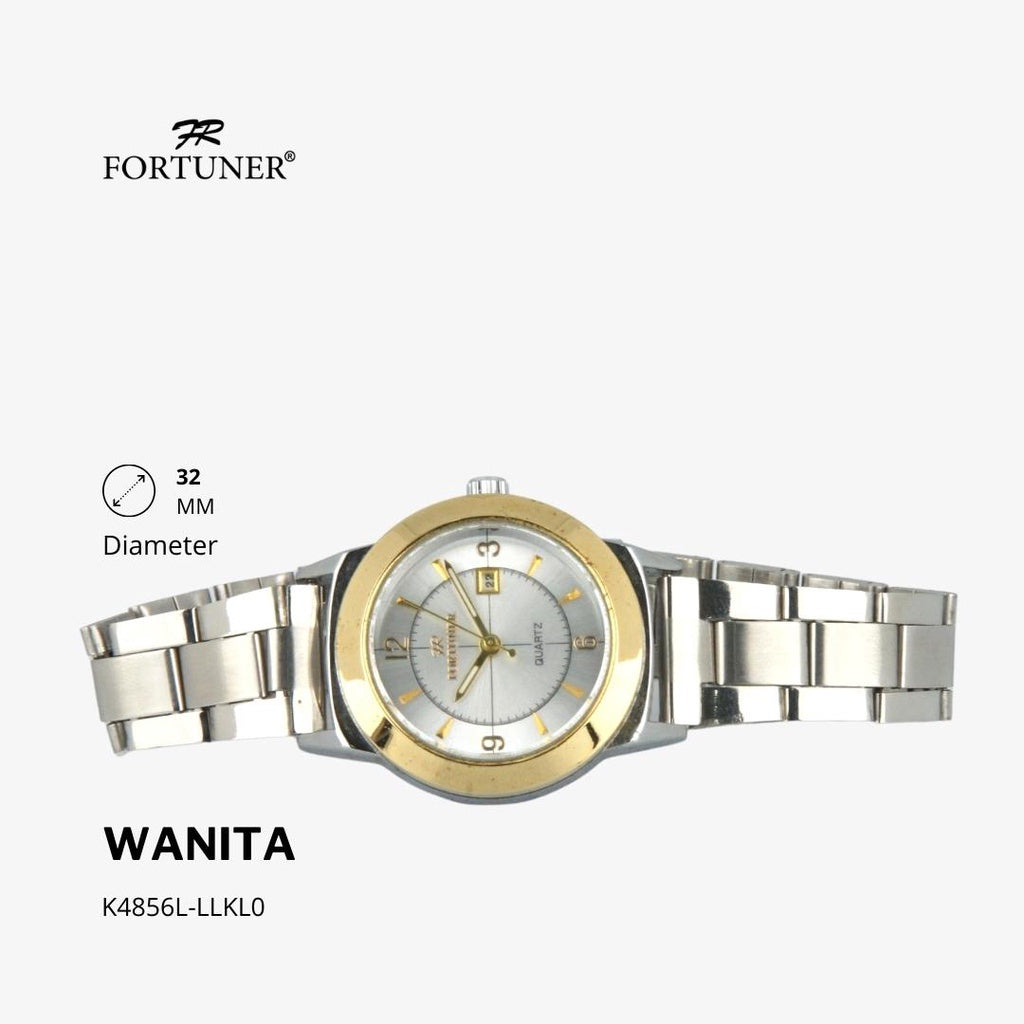 Fortuner Jam Tangan Analog Wanita Water Resistant Rantai Yocasta