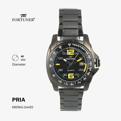 Fortuner Jam Tangan Rantai Pria Original Tahan Air Hunt