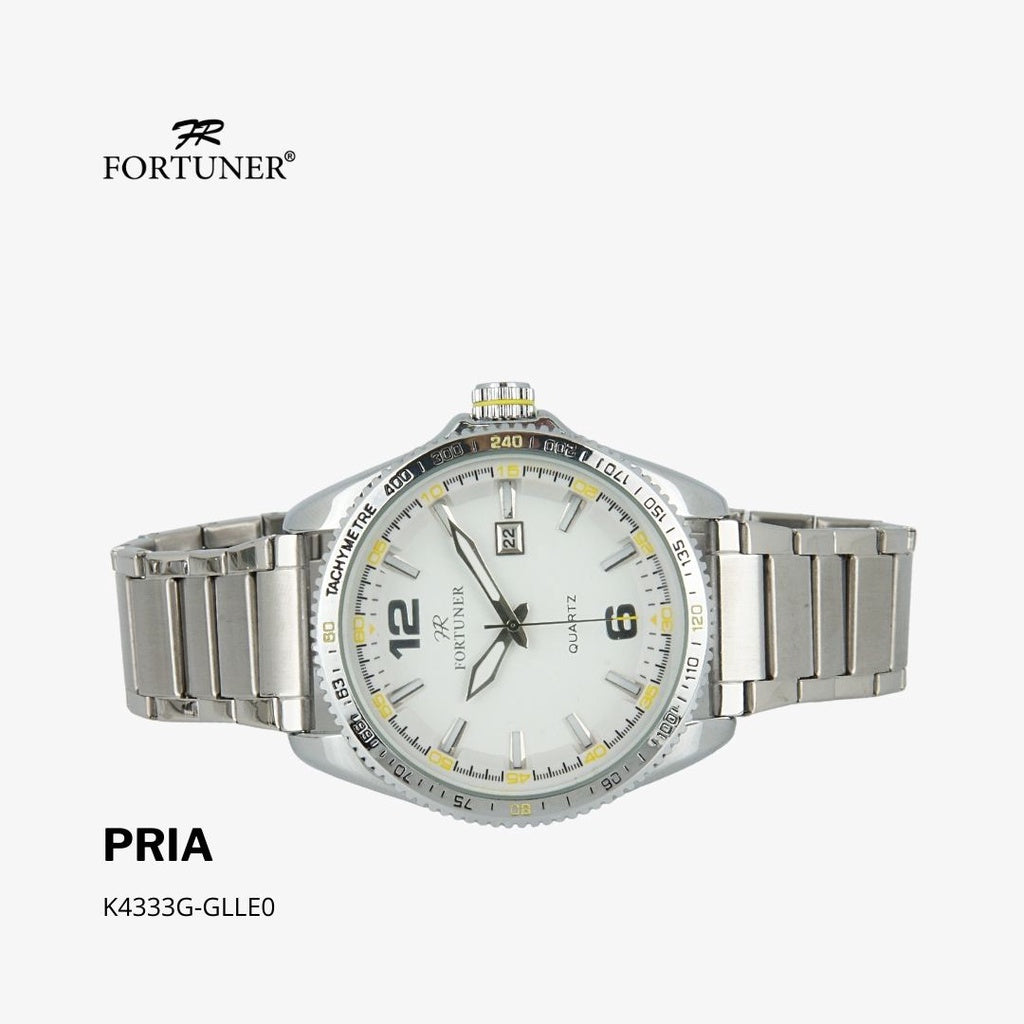 Fortuner Jam Tangan Analog Pria Water Resistant Rantai Wynnsfield