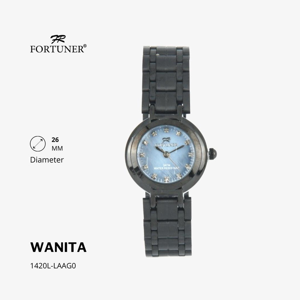 Fortuner Arloji Couple Jam Tangan Analog Water Resistant Kombi Raynell