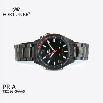 Fortuner Jam Tangan Analog LED Pria Water Resistant Frankie