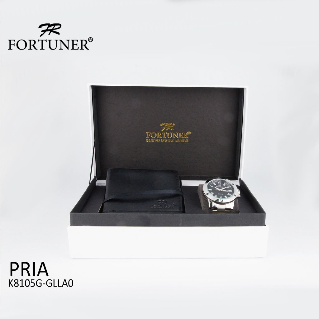 Fortuner Jam Tangan Pria Analog Water Resist Stainless Burlie