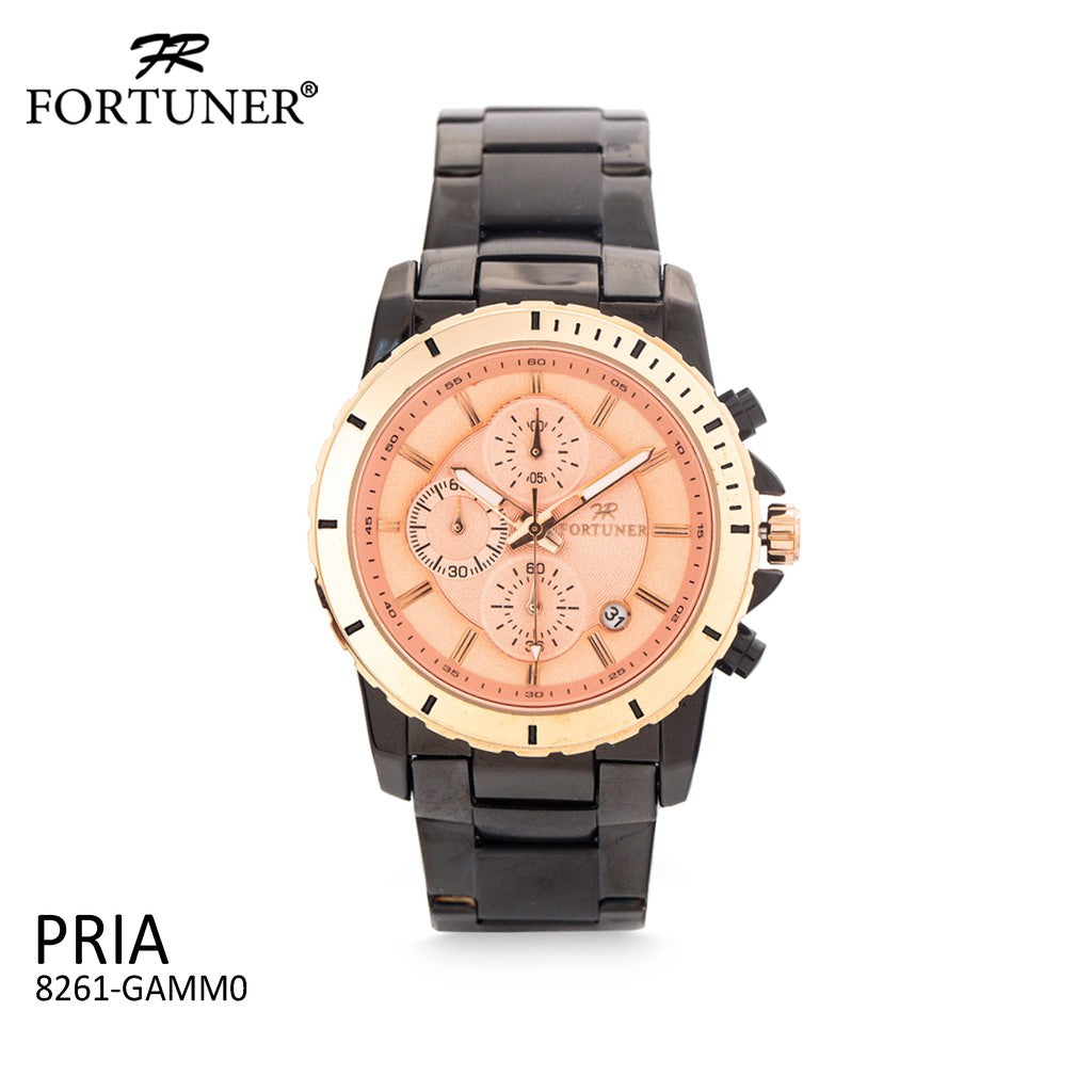 Fortuner Jam Tangan Analog Pria Chrono Water Resistant Atiph