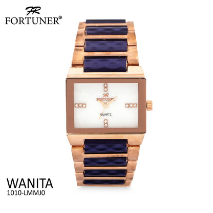 Fortuner Jam Tangan Analog Wanita Rosegold Water Resist Charlotte