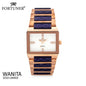 Fortuner Jam Tangan Analog Wanita Rosegold Water Resist Charlotte