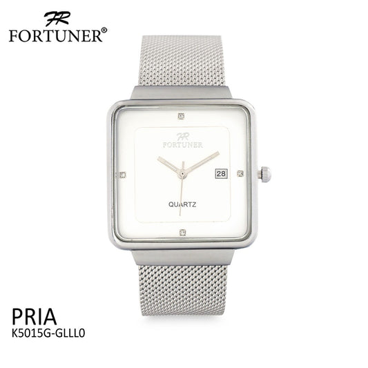 Fortuner Jam Tangan Analog Pria Silver Water Resistant Benjamin