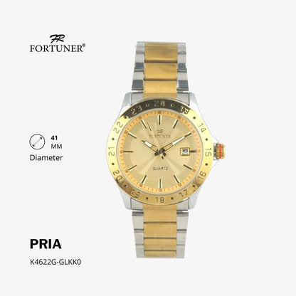 Fortuner Jam Tangan Analog Pria Water Resistant Hasani