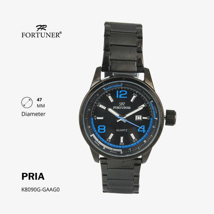 Fortuner Jam Tangan Analog Pria Water Resistant Rantai Hale