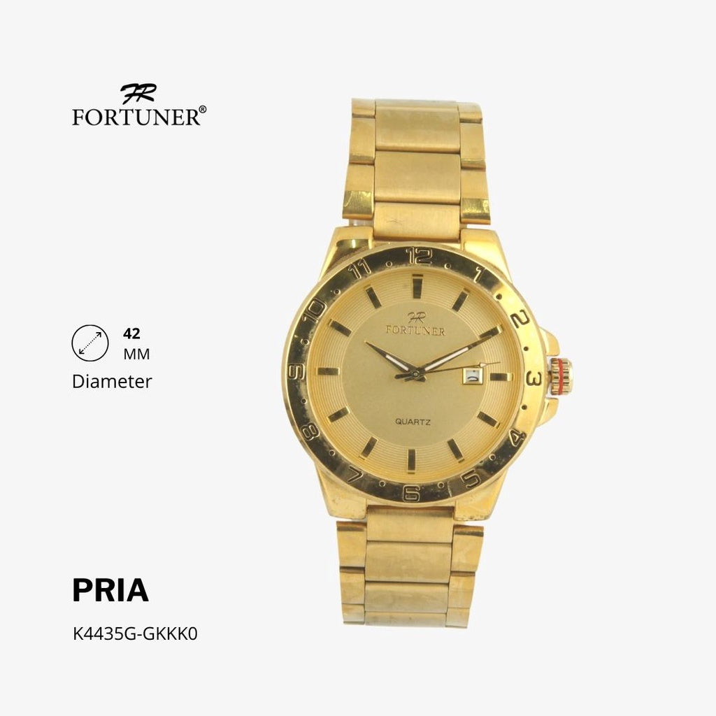 Fortuner Jam Tangan Analog Pria Water Resistant Hewlett