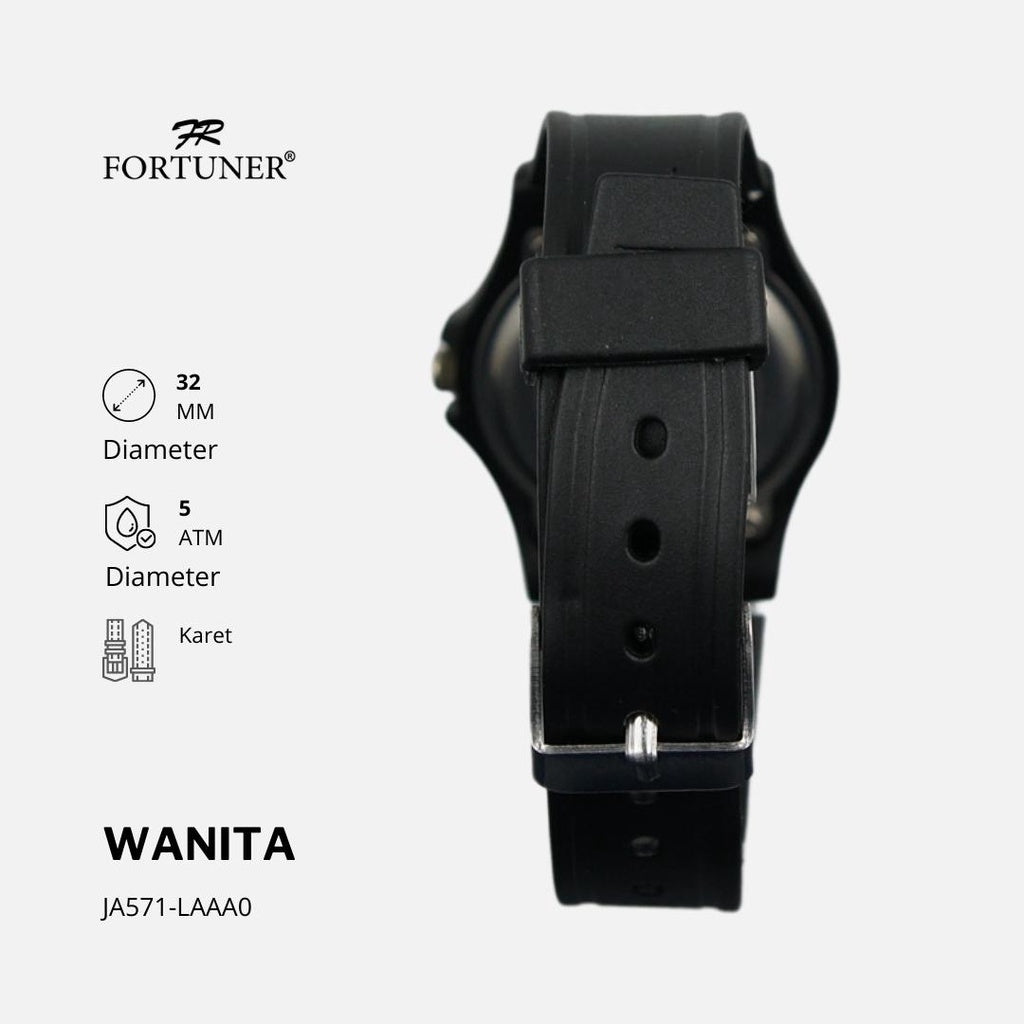 Fortuner Jam Tangan Analog Wanita Water Resistant Zoreena