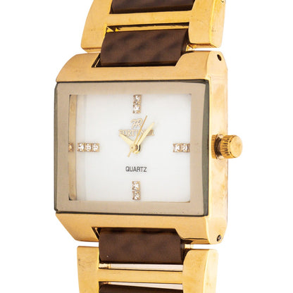 Fortuner Jam Tangan Analog Wanita Gold Water Resist Clara