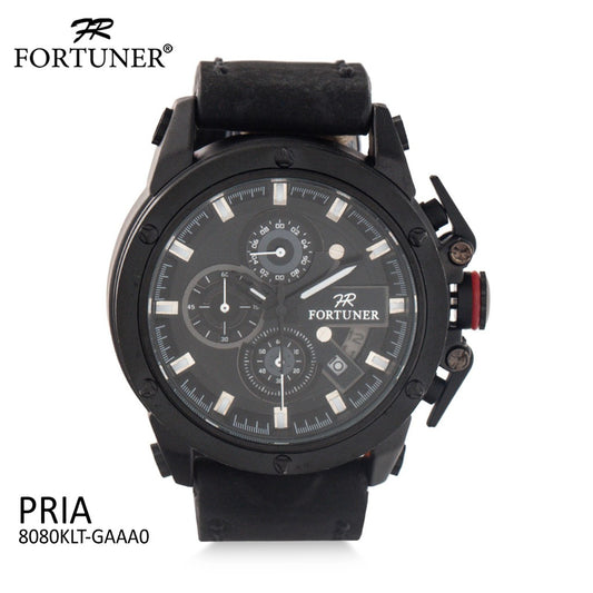 Fortuner Jam Tangan Analog Pria Chrono Water Resistant Arkady