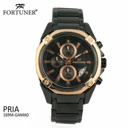 Fortuner Jam Tangan Analog Pria Chrono Water Resistant Airel