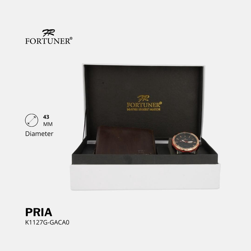 Fortuner Jam Tangan Analog Pria Water Resistant Forde