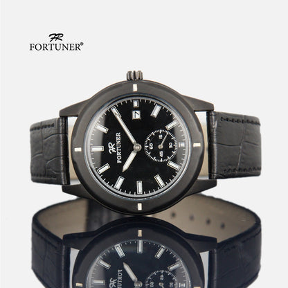 Fortuner Jam Tangan Analog Pria Water Resistant Kanvas Harlyn