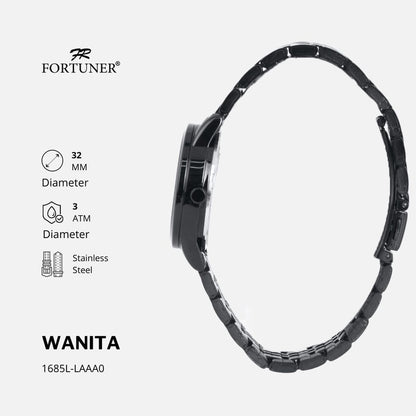 Fortuner Jam Tangan Couple Analog Water Resistant Rantai Rayne