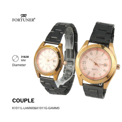 Fortuner Jam Tangan Couple Analog Water Resistant Karson