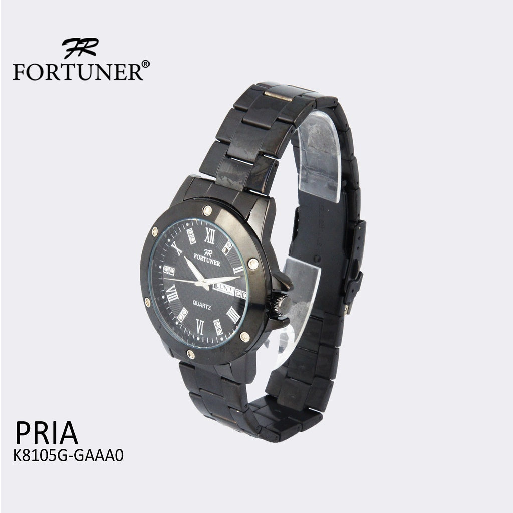 Fortuner Jam Tangan Pria Analog Water Resist Stainless Burlie