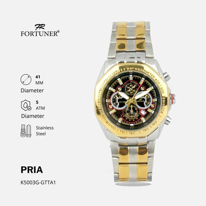 Fortuner Jam Tangan Pria Analog Water Resist Bozidar