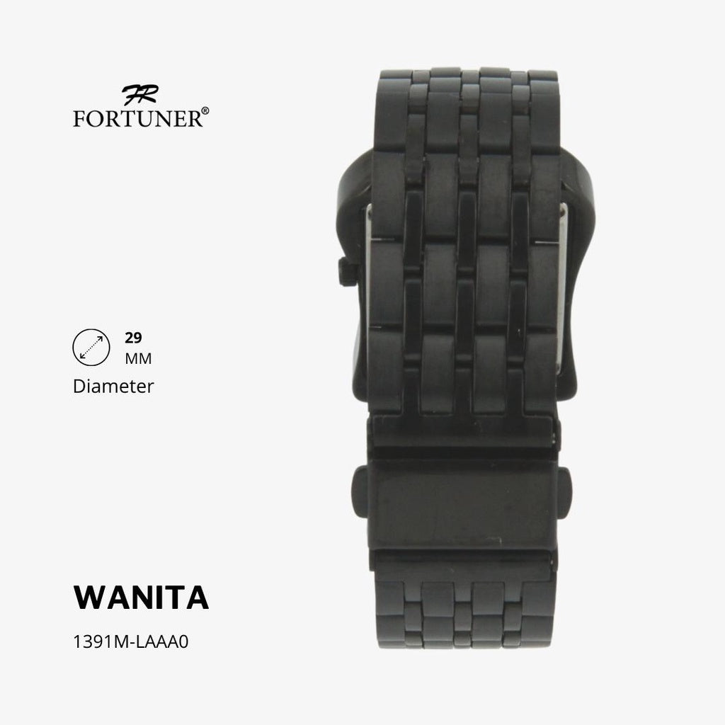 Fortuner Jam Tangan Fashion Classic Analog Wanita Water Resistant Rantai Yettie