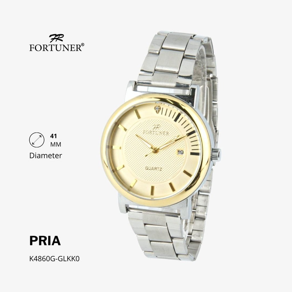 Fortuner Jam Tangan Analog Pria Water Resistant Haleigh