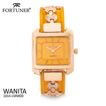 Fortuner Jam Tangan Analog Wanita Rosegold Water Resist Catalina