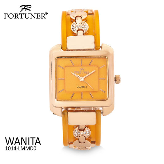 Fortuner Jam Tangan Analog Wanita Rosegold Water Resist Catalina