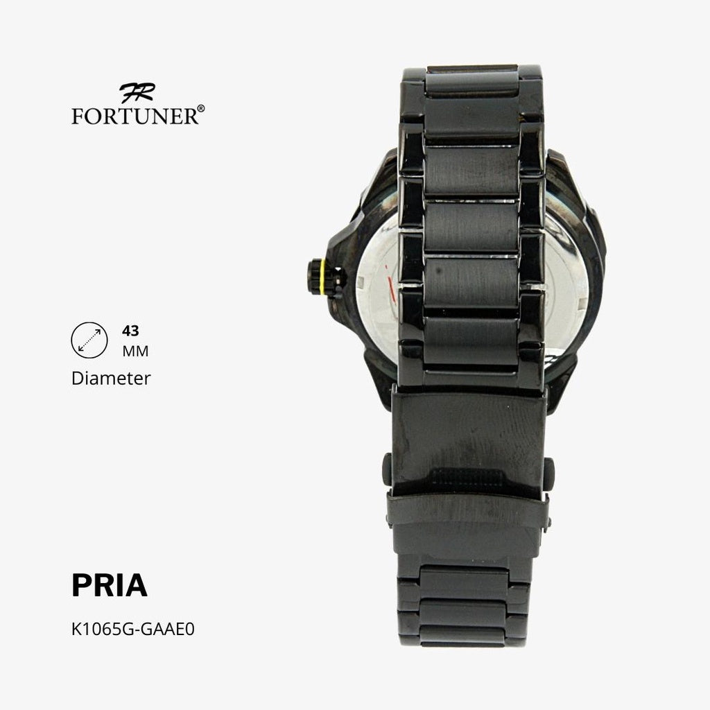 Fortuner Jam Tangan Analog Pria Water Resistant Rantai Harvie