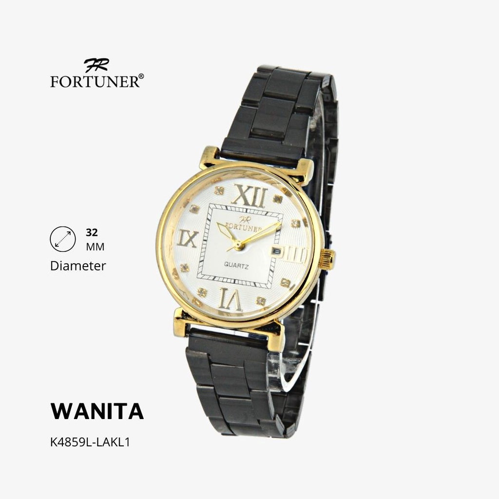 Fortuner Jam Tangan Analog Wanita Water Resistant Rantai Yamuna