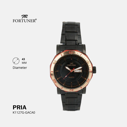 Fortuner Jam Tangan Analog Pria Water Resistant Forde