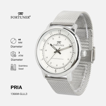 Fortuner Jam Tangan Pria Analog Water Resist Milanese Ronin