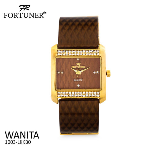 Fortuner Jam Tangan Wanita Analog Water Resist Goldie