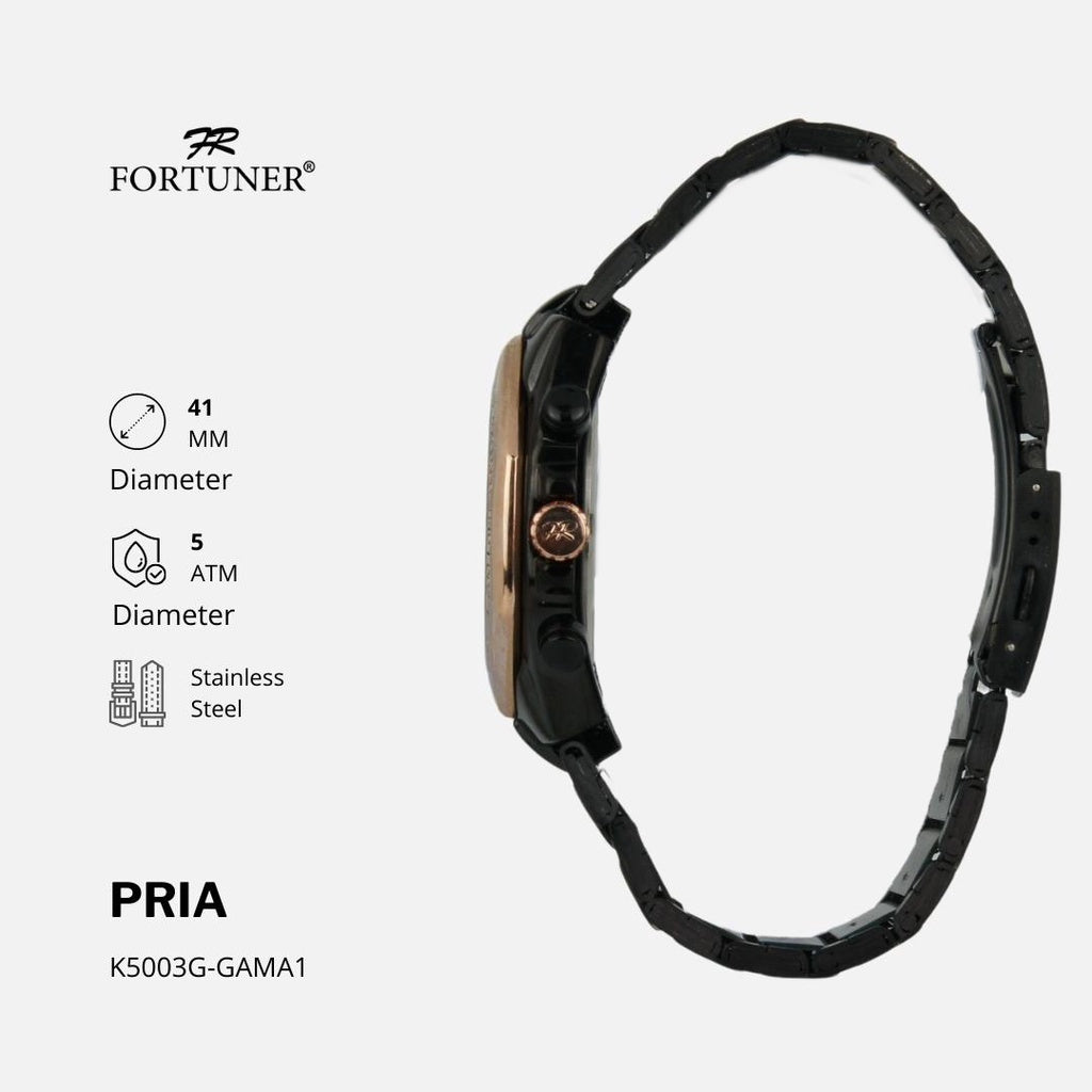 Fortuner Jam Tangan Pria Analog Water Resist Bozidar