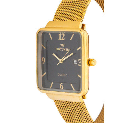 Fortuner Jam Tangan Analog Pria Gold Water Resistant Brian