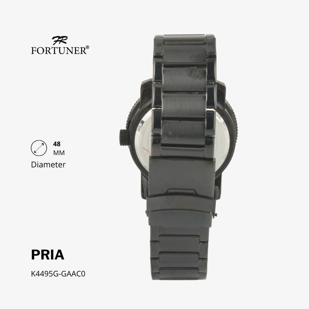 Fortuner Jam Tangan Analog Pria Water Resistant Rantai Howell