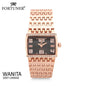 Fortuner Jam Tangan Analog Wanita Rosegold Water Resist Bianca