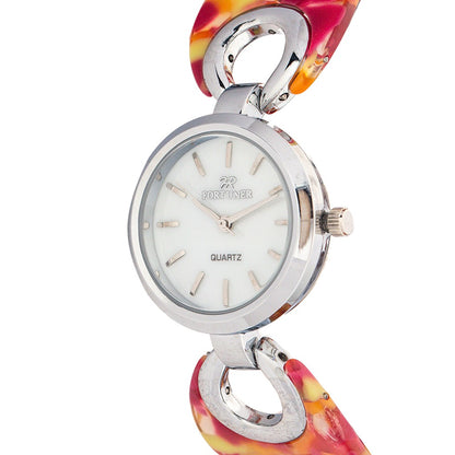 Fortuner Jam Tangan Analog Wanita Silver Water Resist Bonita