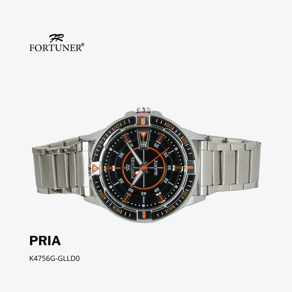 Fortuner Jam Tangan Analog Pria Water Resistant Rantai Hobert